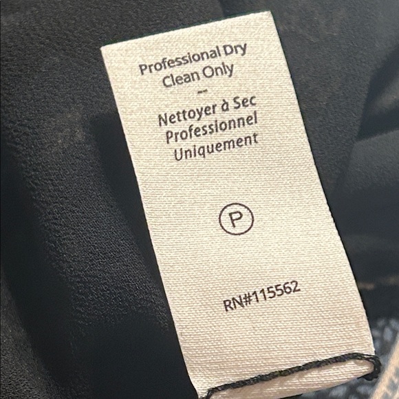 🐾Cinq à Sept Black and Blue plume print raven blue multi size S NWT - Picture 9 of 11